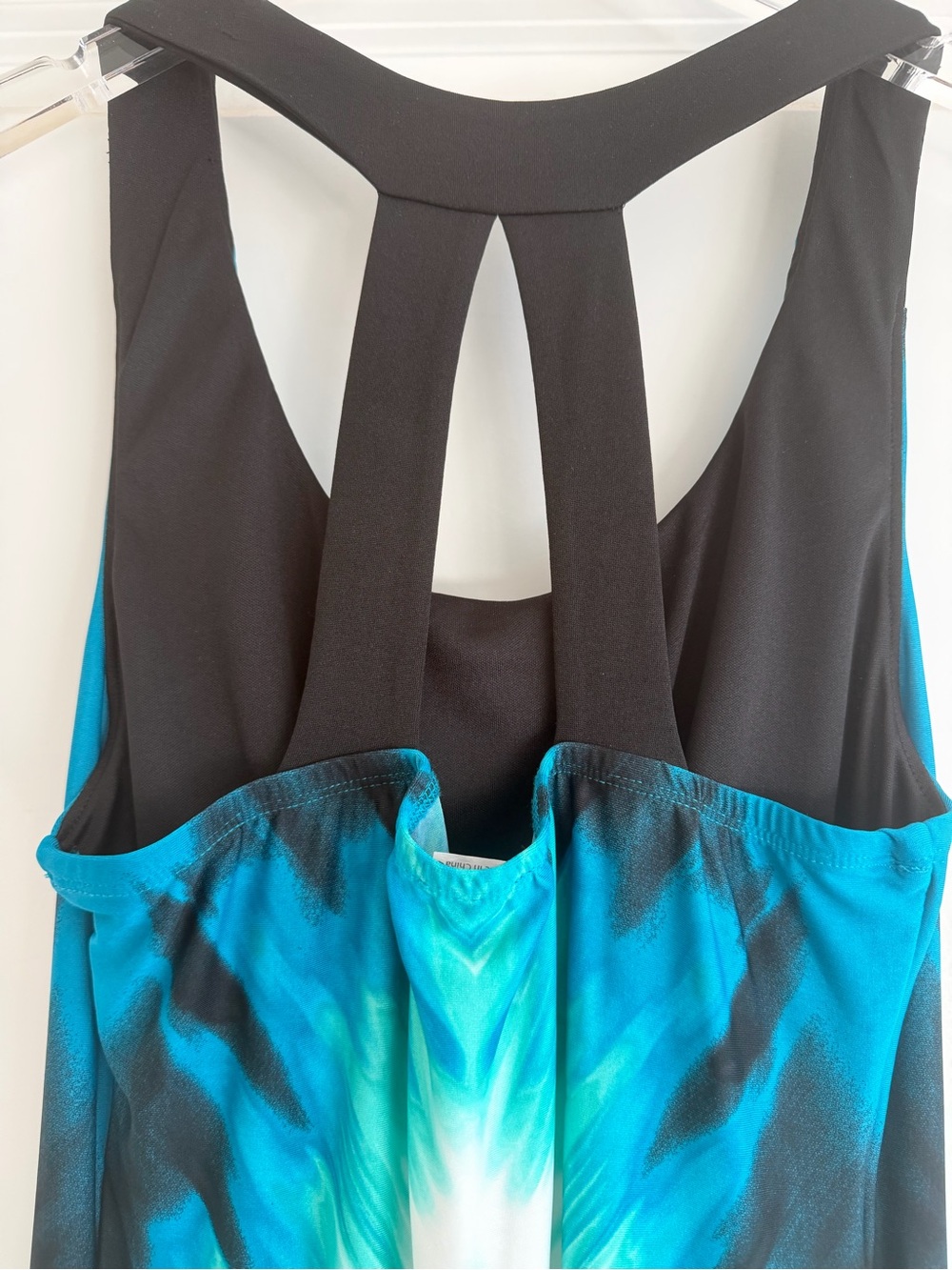 VENUS Blue & Black Tie-Dye Racerback Maxi Dress – Size Small - Picture 7 of 8